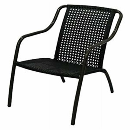 COMFORTCORRECT 29.53 x 24.06 x 33.94 in. Richmond Wicker Stacking Chair, Espresso CO3235137